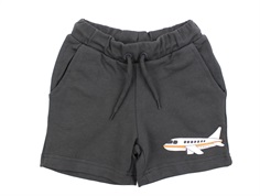 Mini Rodini grey sweatshorts airplane